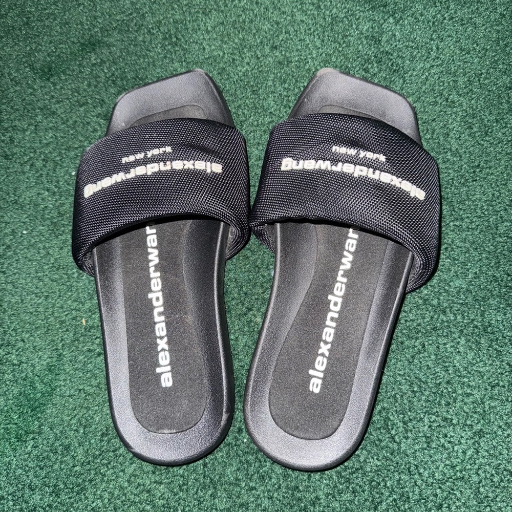 Alexander Wang Black Slide Sandals size 36